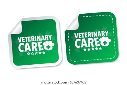 Veterinary Care Stickers