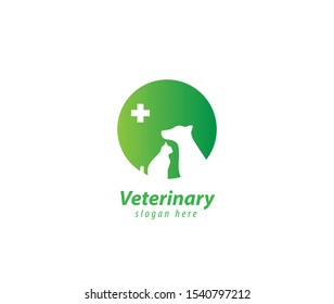 Veterinary design animal logo sign