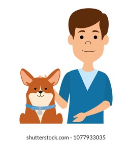 veterinary doctor with dog avatar character