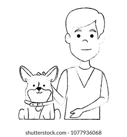 veterinary doctor with dog avatar character