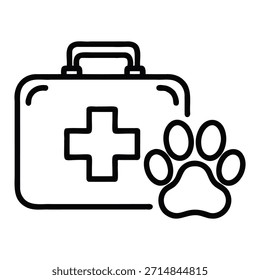 Botiquín veterinario de primeros auxilios para mascotas