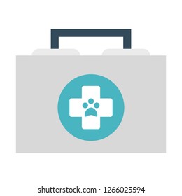 Veterinary first aids suitcase
