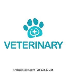 veterinary flat minimalist logo design