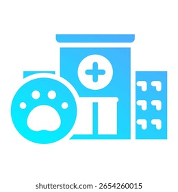 Elemento de icono veterinario para el diseño
