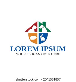 veterinary logo , pets care logo