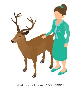 Veterinary medicine icon. Isometric illustration of veterinary medicine vector icon for web