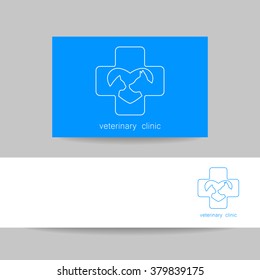 Veterinary medicine logo design template. Veterinary logo, veterinarian,  veterinary clinic, vet.