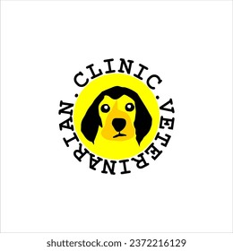 Veterinary and pet shop logo vector design