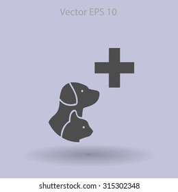 Veterinary science vector illustration