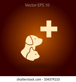 Veterinary science vector illustration