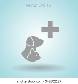 Veterinary science vector illustration