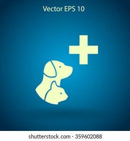 Veterinary science vector illustration