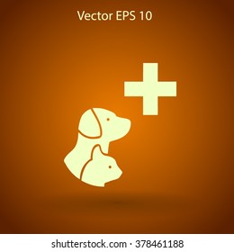 Veterinary science vector illustration