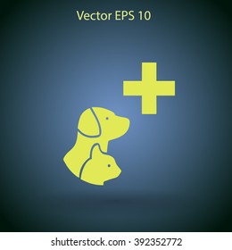 Veterinary science vector illustration