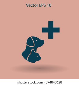Veterinary science vector illustration