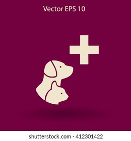 Veterinary science vector illustration