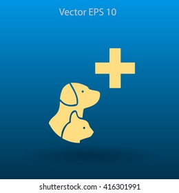 Veterinary science vector illustration