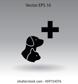 Veterinary science vector illustration