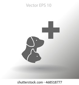 Veterinary science vector illustration
