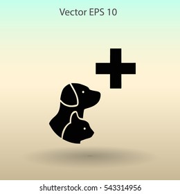 Veterinary science vector illustration