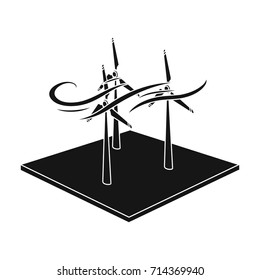 Veterinary single icon in black style.Veterinary, vector symbol stock illustration web.