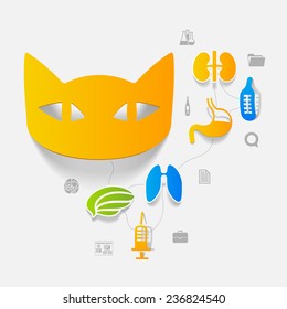 Veterinary sticker infographic