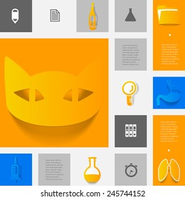 veterinary sticker infographic