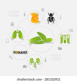veterinary sticker infographic