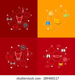 veterinary sticker infographic