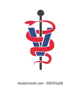 veterinary symbol vector design