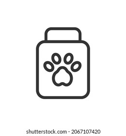 Veterinary thin line icon. Symbol in trendy outline style. Premium design for web and apps. Perfect for UI. 