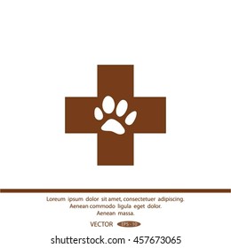 Veterinary vector icon