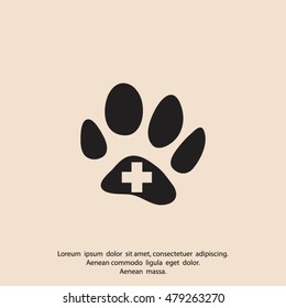 Veterinary vector icon