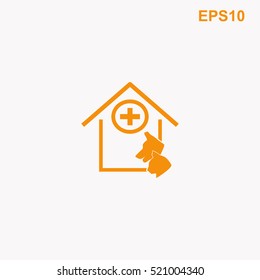 Veterinary vector icon
