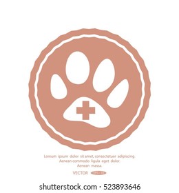 Veterinary vector icon