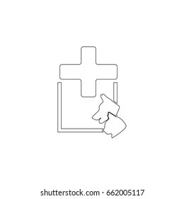 Veterinary vector  icon.