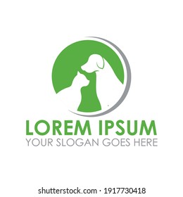 veterinary vector , pet care logo 