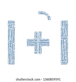 veterinary word cloud. tag cloud about veterinary.