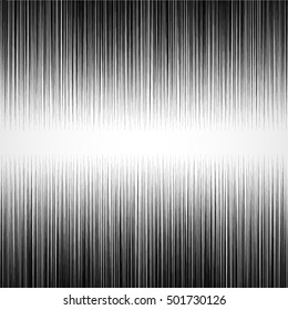 Vetical speed line. Halftone pattern with gradient effect. Template for backgrounds and stylized textures. Black vector elements on white background