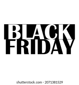 Vetor Black Friday, Black and White
