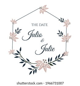 vetor design wedding invitation ornament