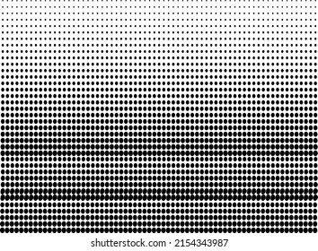 Vetor Fade Halftone Background. Gradient Dotted Overlay. Distressed Vintage Backdrop.