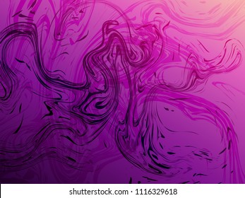 Vetor pink fluid texture for vivid abstract background.