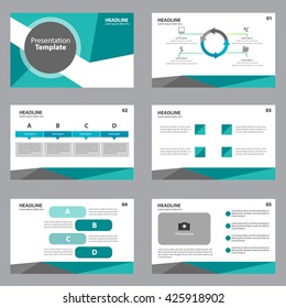 vetor presentation templates Infographic elements flat design set for brochure flyer leaflet marketing