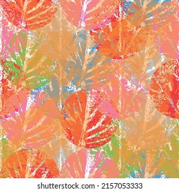 Vetor seamless floral colorful pattern on a white background Trendy vector in scandinavian style.