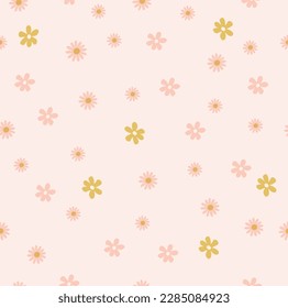 Vetor seamless floral colorful pattern on a white background