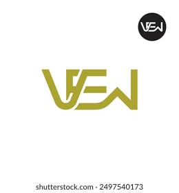 VEW Logo Letter Monogram Design