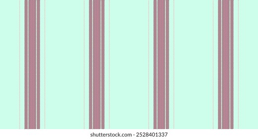 Vexico seamless background fabric, dividing textile texture stripe. Dremium lines vector vertical pattern in light and red colors palette.