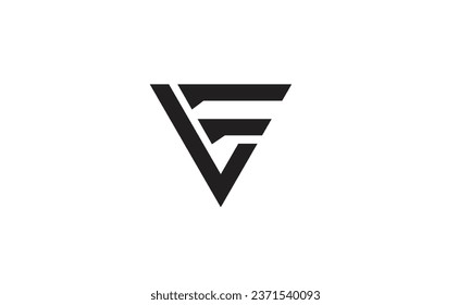 VF OR FV LOGO vf, icono, abstracto, vector, negocio, diseño, tecnología, arte, fuente, ilustración, concepto, alfabeto, creativo, gráfico, tipografía, signo, letra, moderno, corporativo, empresa