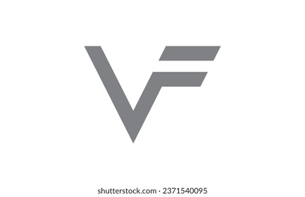 VF OR FV LOGO vf, icono, abstracto, vector, negocio, diseño, tecnología, arte, fuente, ilustración, concepto, alfabeto, creativo, gráfico, tipografía, signo, letra, moderno, corporativo, empresa